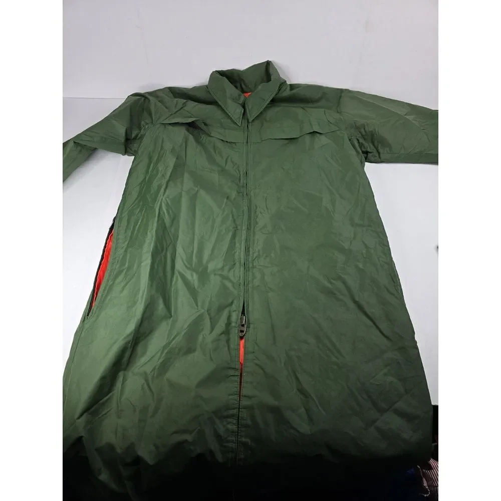 Vtg Sportscaster Seattle USA 60 70s Hunting Safety Jacket Windbreaker Rain Shell